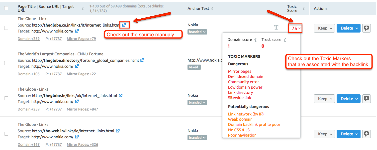 Semrush-toxic-link