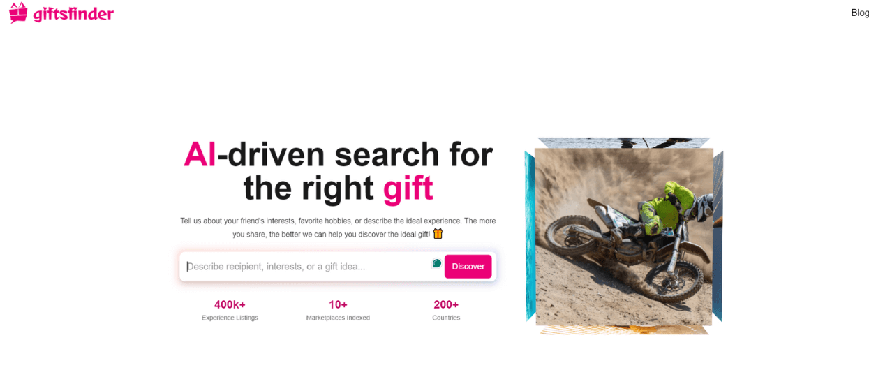 Giftfinder gift finding ai tool