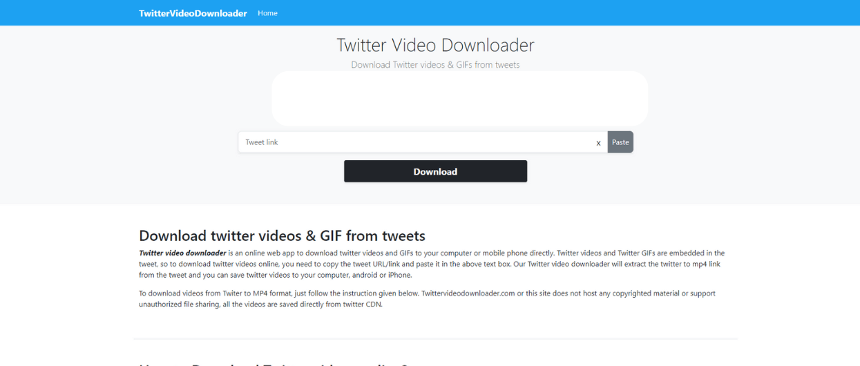 Twitter Video Downloader